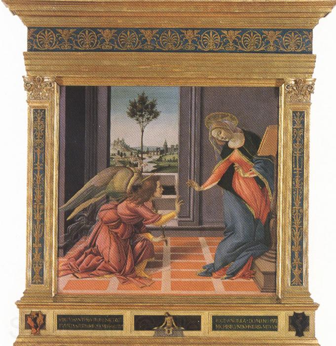 Sandro Botticelli Annunciation (mk36) Spain oil painting art